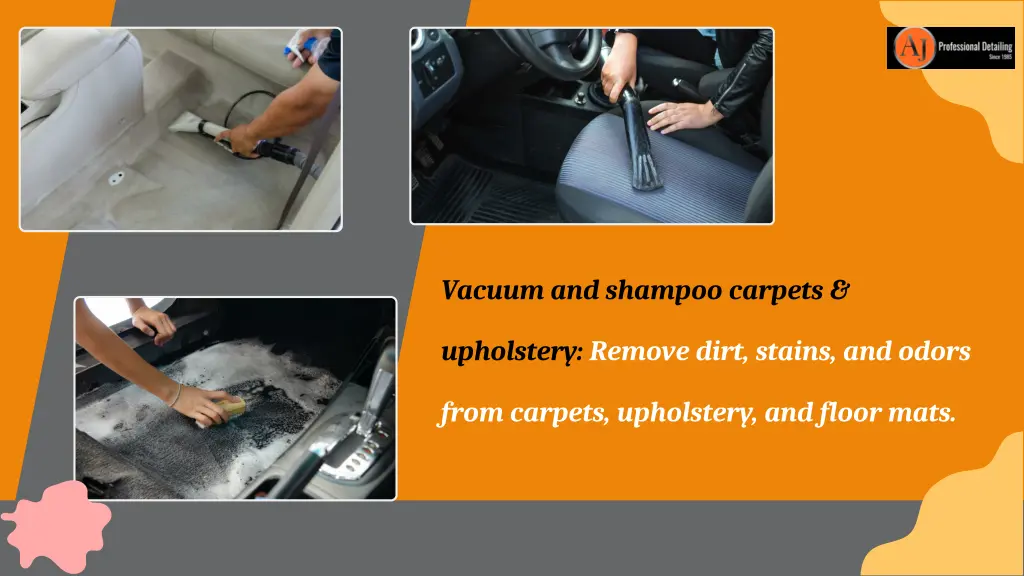 vacuum and shampoo carpets