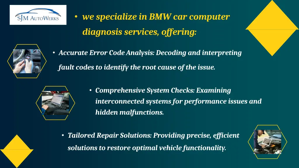 we specialize in bmw car computer diagnosis