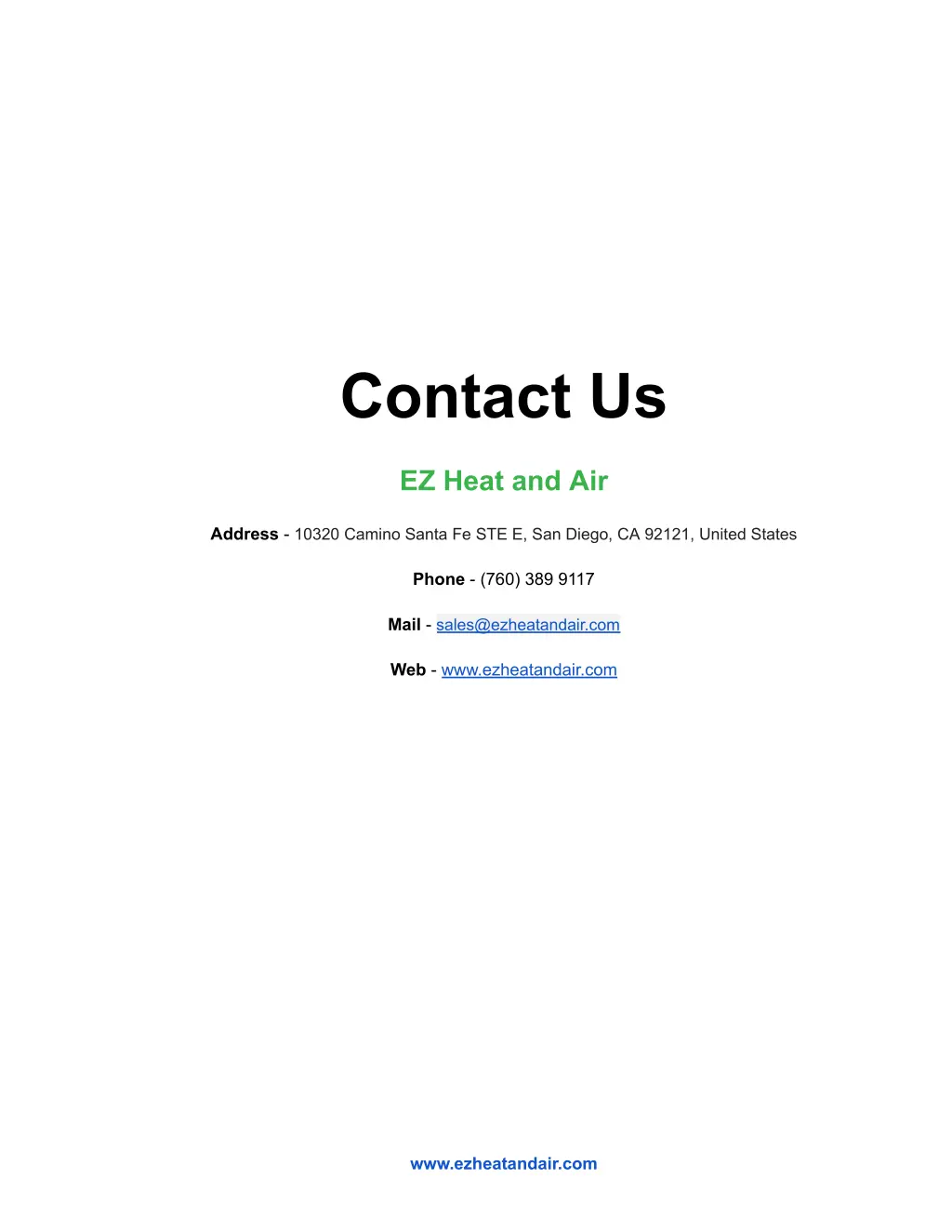 contact us