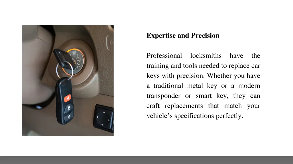 expertise and precision