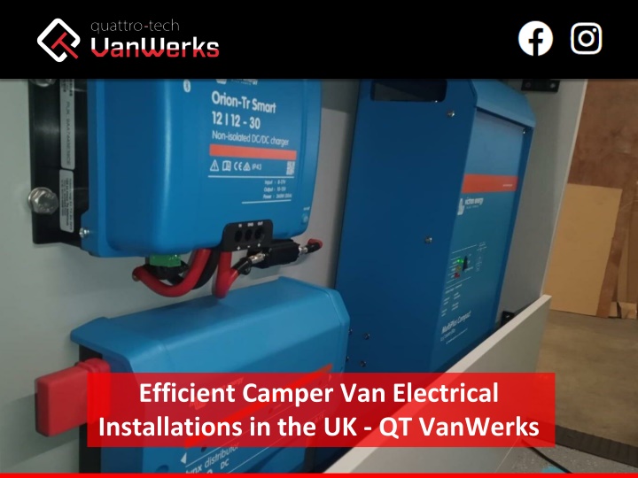 efficient camper van electrical installations