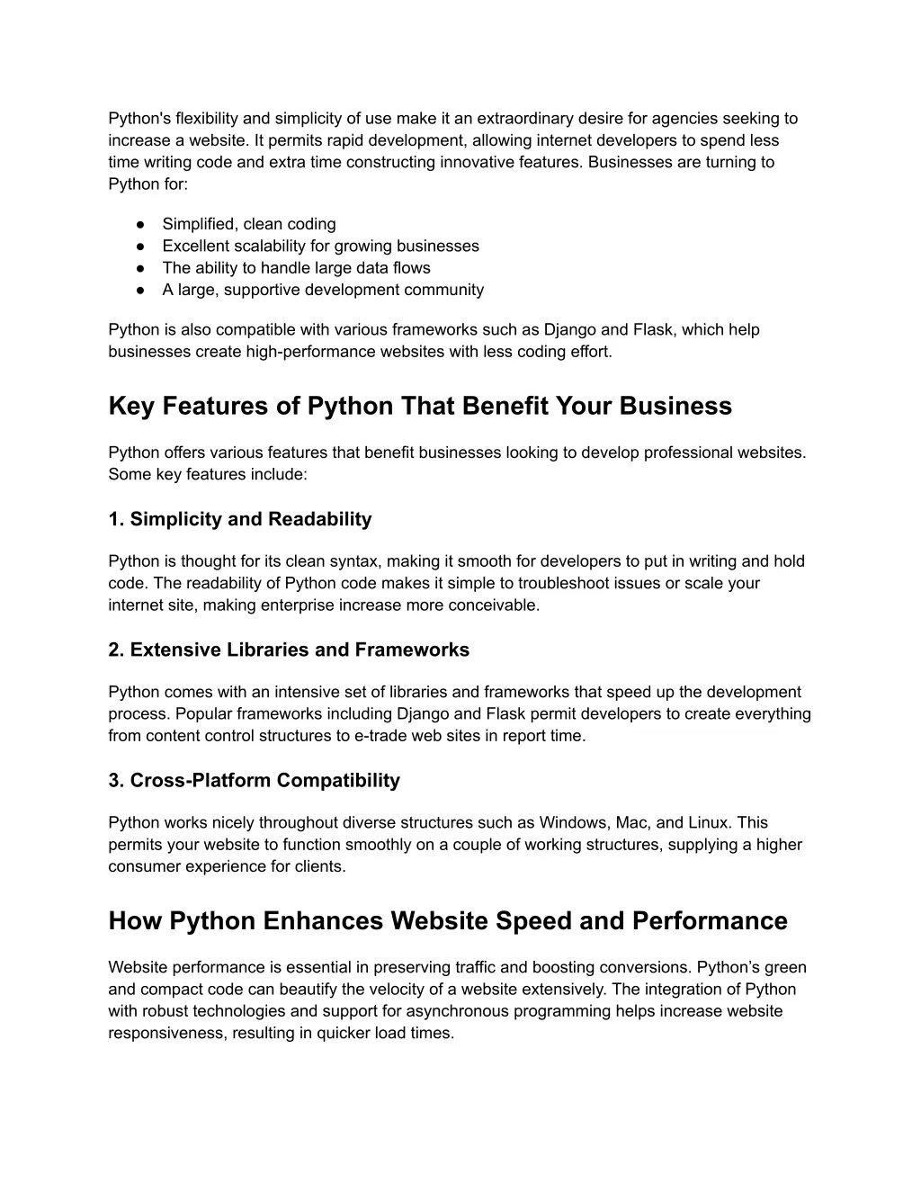 python s flexibility and simplicity of use make