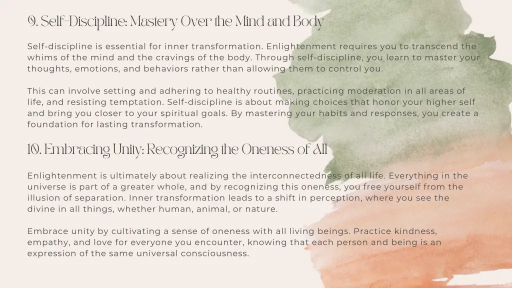 9 self discipline mastery over the mind and body