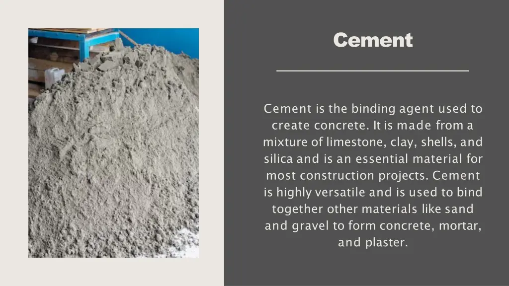 cement