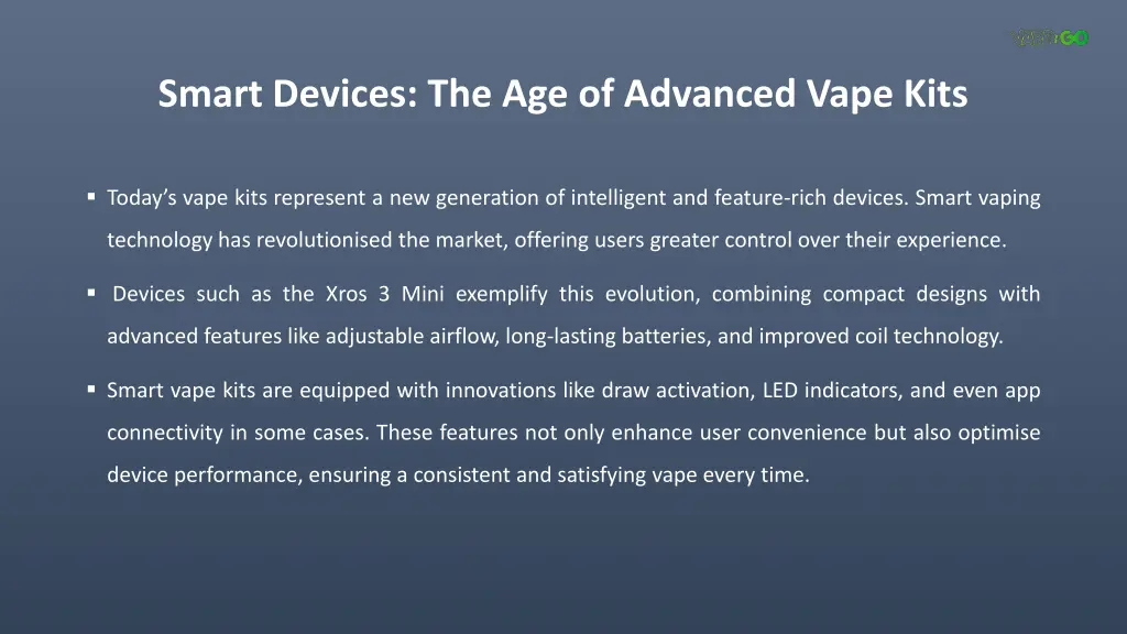 smart devices the age of advanced vape kits