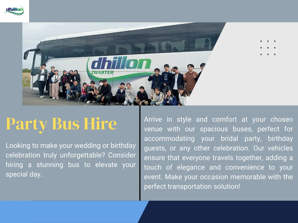 party bus hire