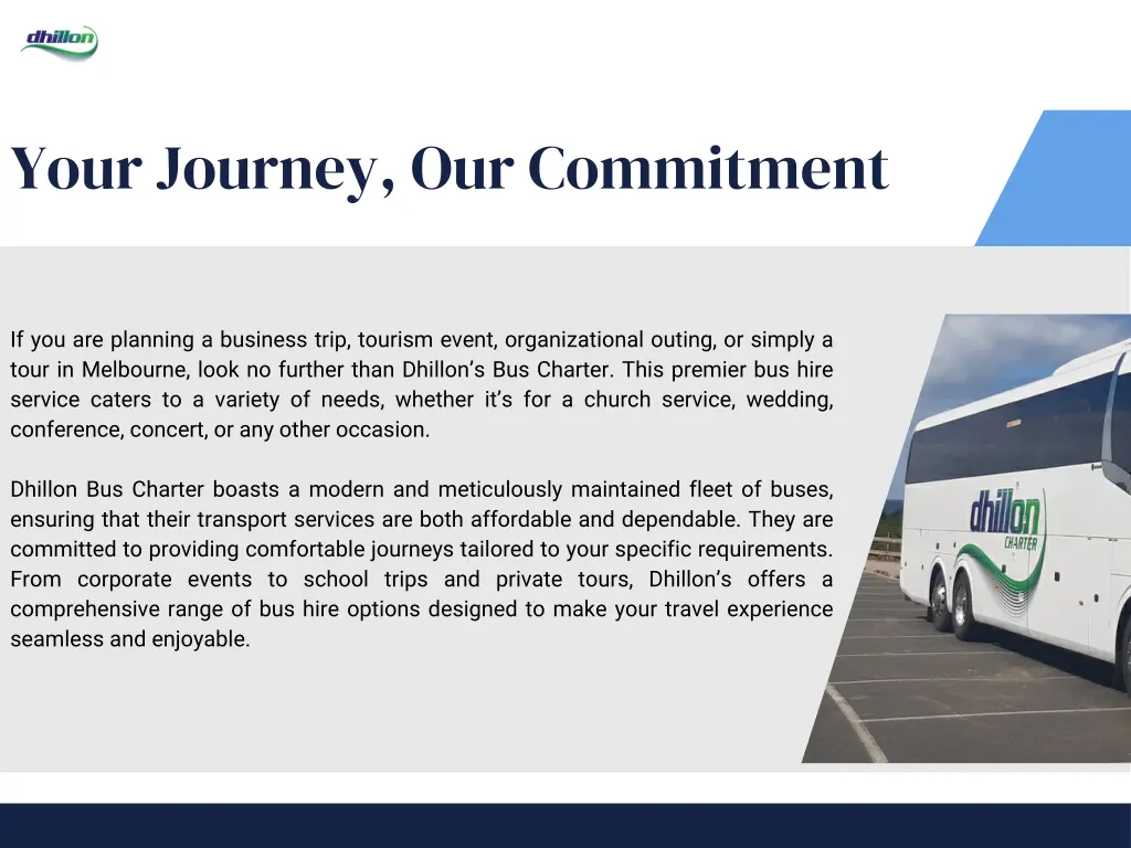 your journey our commitment