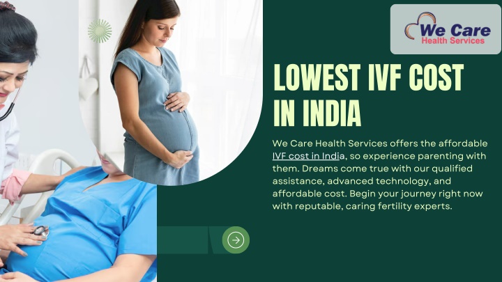 lowest ivf cost in india we care health services