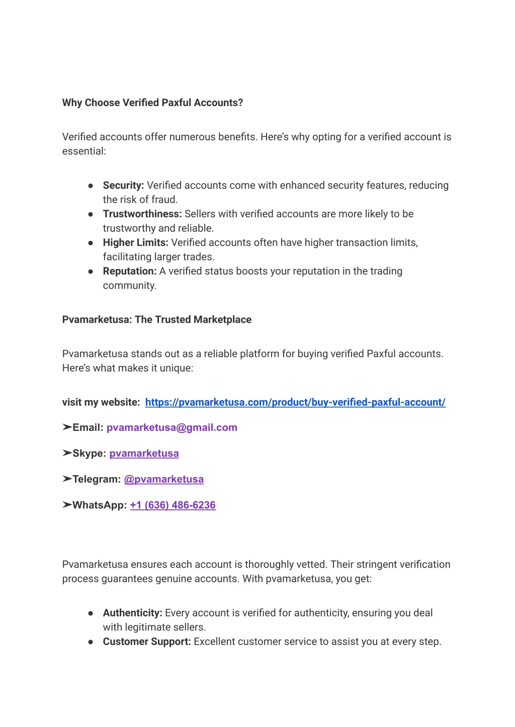 why choose verified paxful accounts