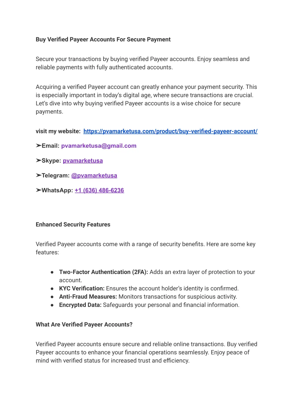 buy verified payeer accounts for secure payment