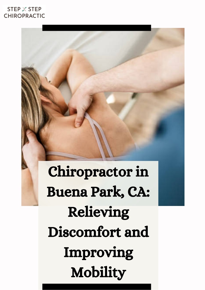chiropractor in buena park ca relieving
