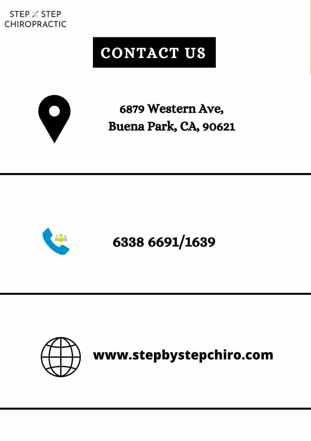 contact us