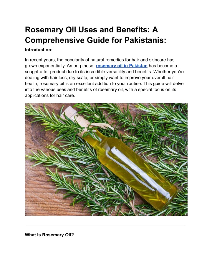 rosemary oil uses and benefits a comprehensive