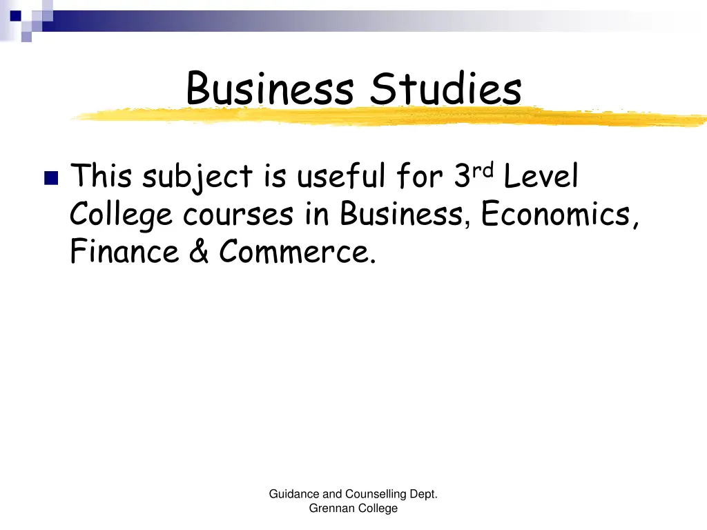 business studies