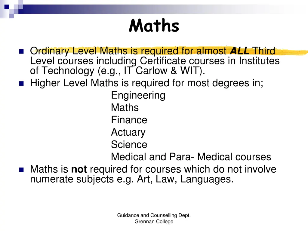 maths