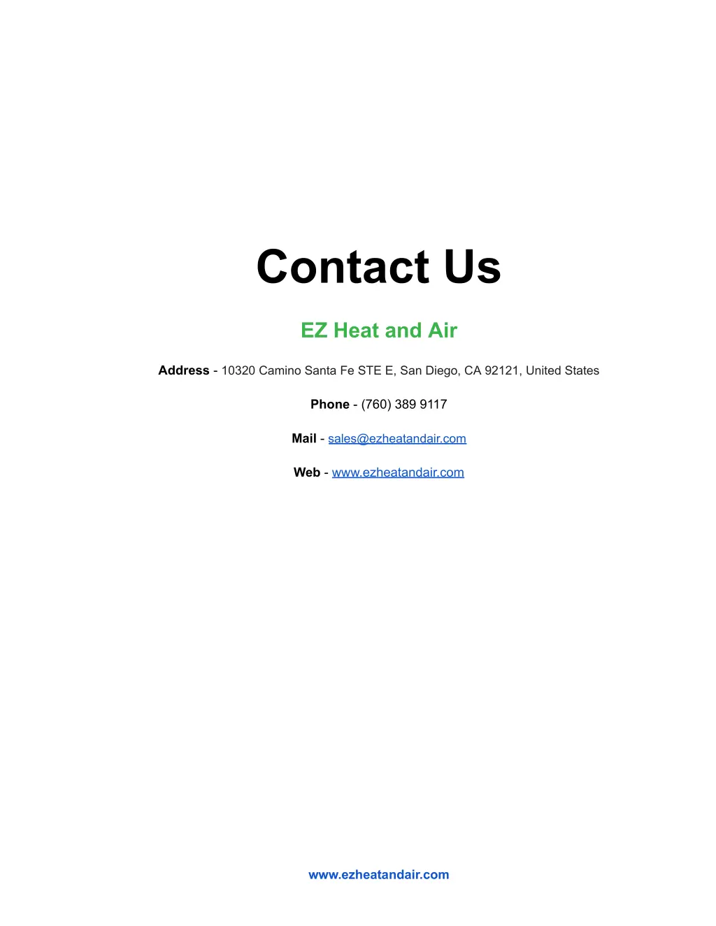 contact us