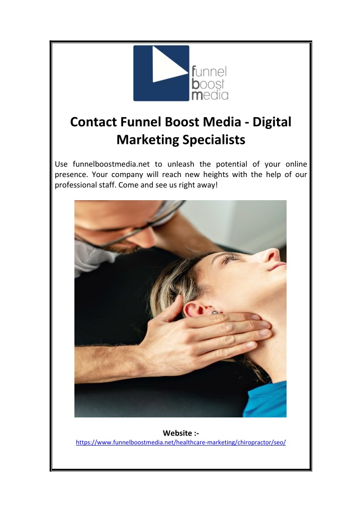 contact funnel boost media digital marketing