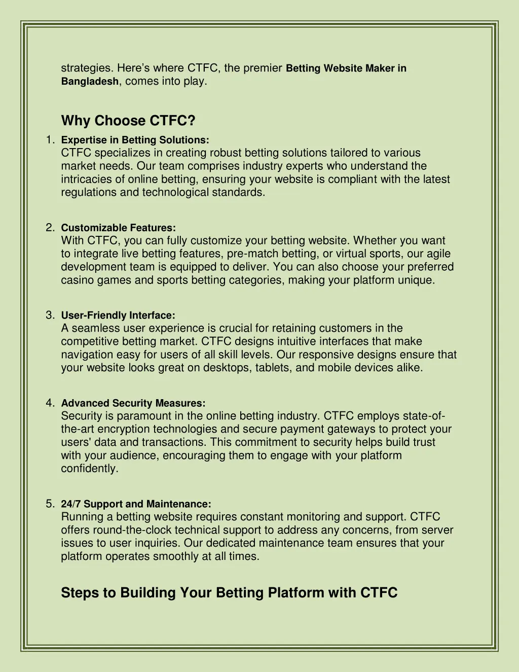 strategies here s where ctfc the premier betting