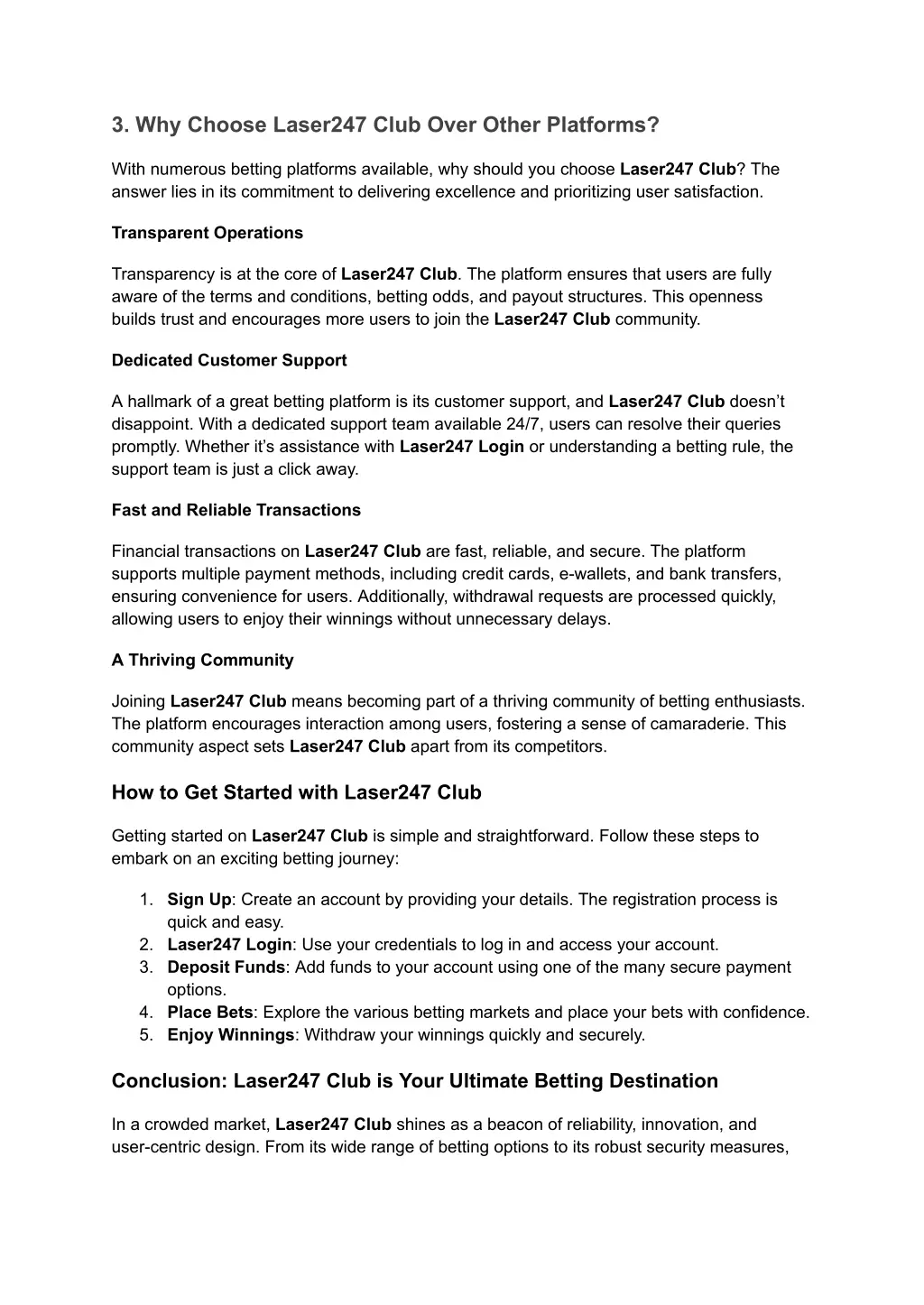 3 why choose laser247 club over other platforms