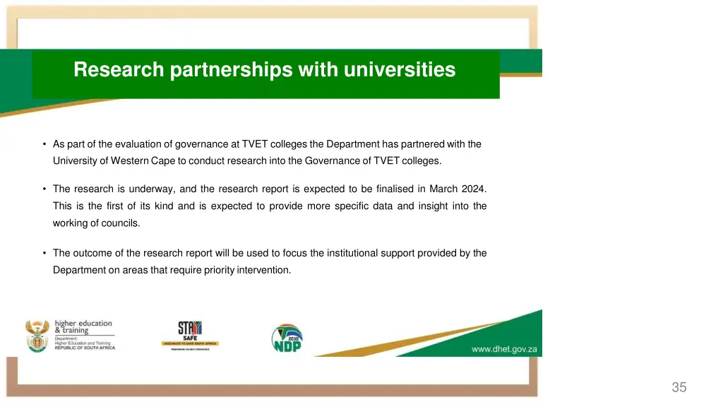 research partnerships with universities