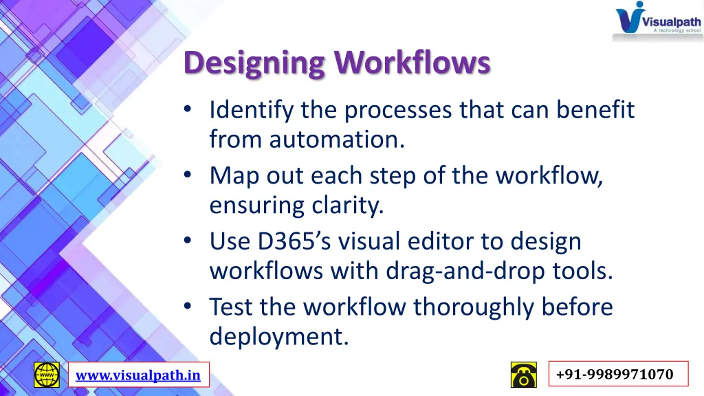 designing workflows identify the processes that