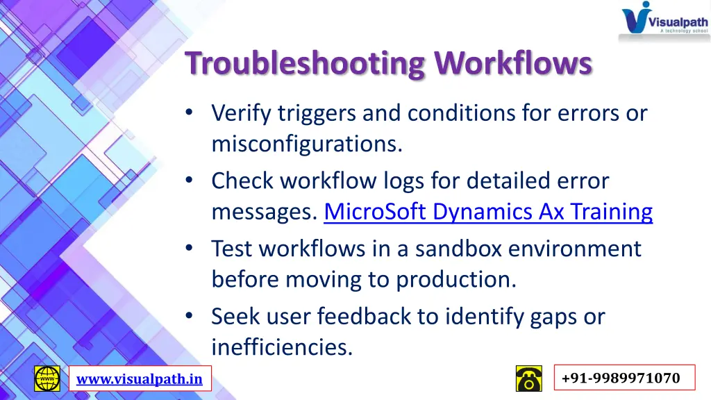 troubleshooting workflows