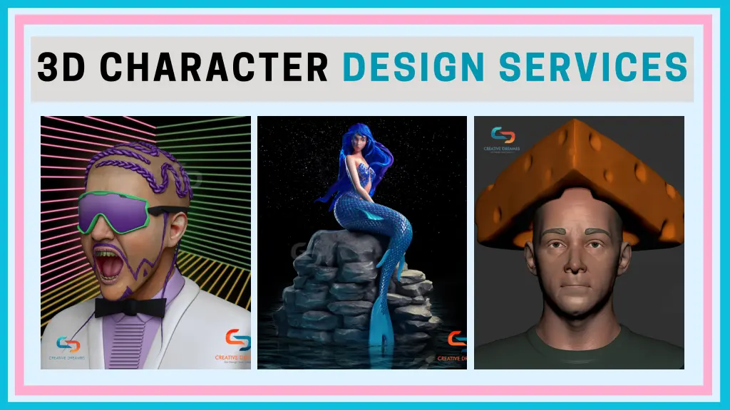 3d character design services