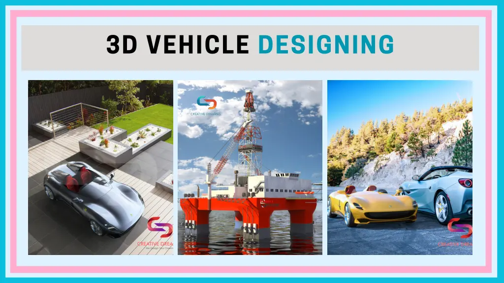 3d vehicle designing