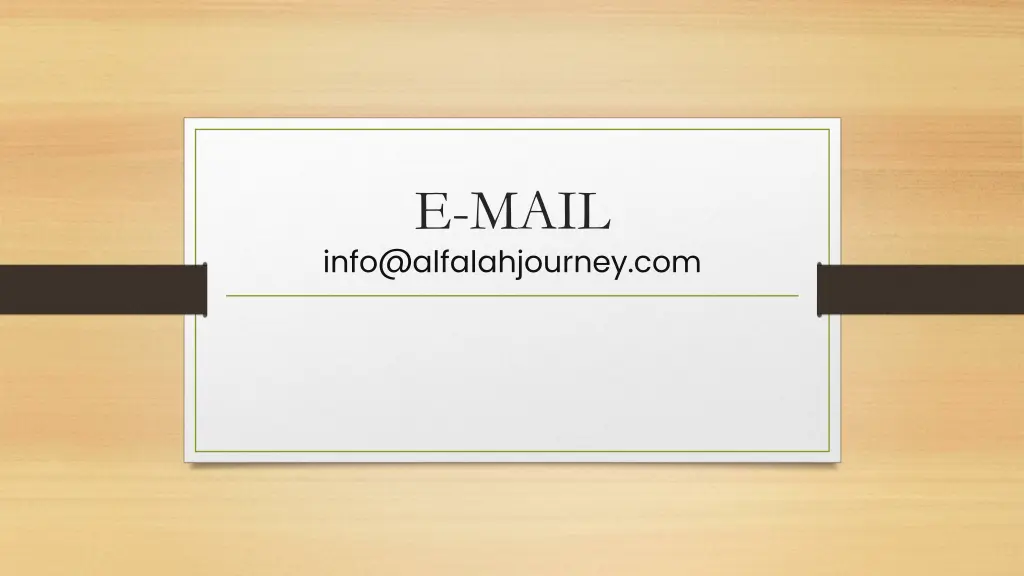 e mail info@alfalahjourney com