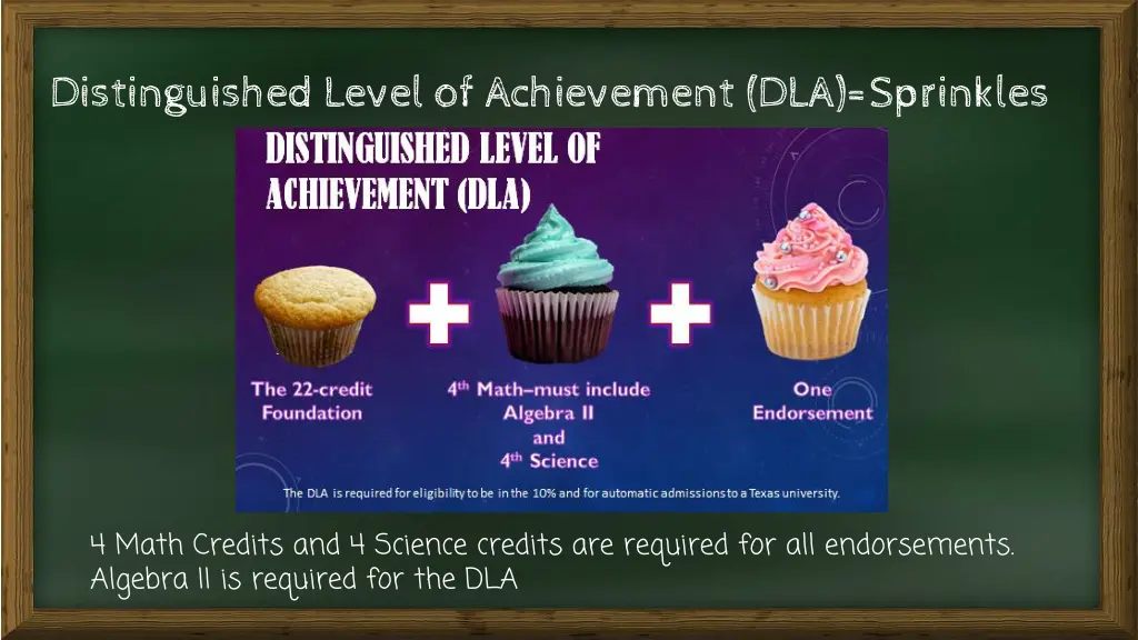 distinguished level of achievement dla sprinkles