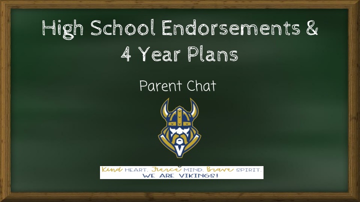 high school endorsements 4 year plans