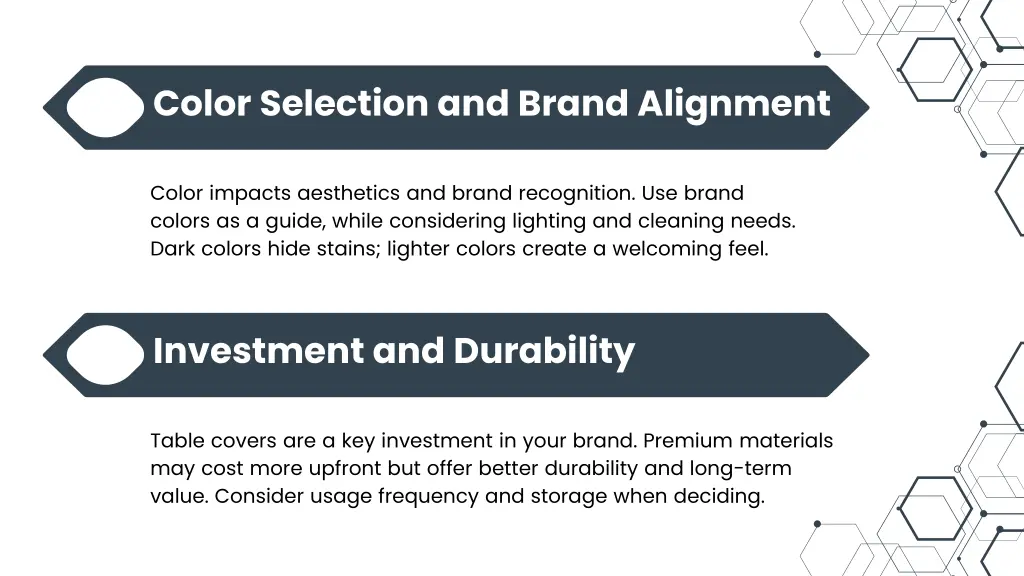 color selection and brand alignment