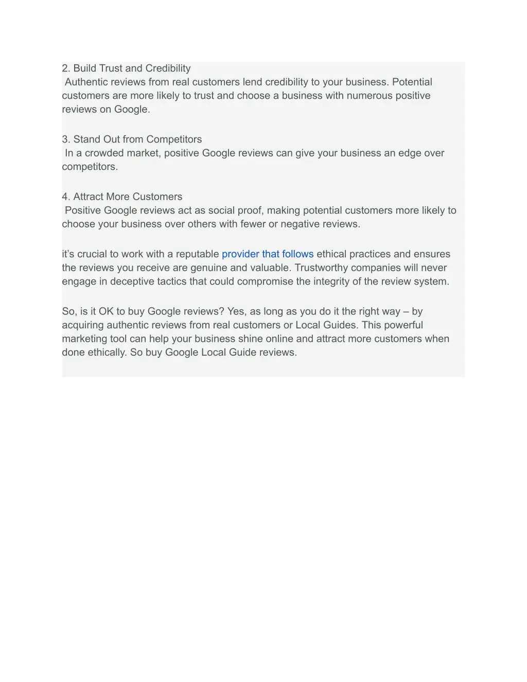 2 build trust and credibility authentic reviews