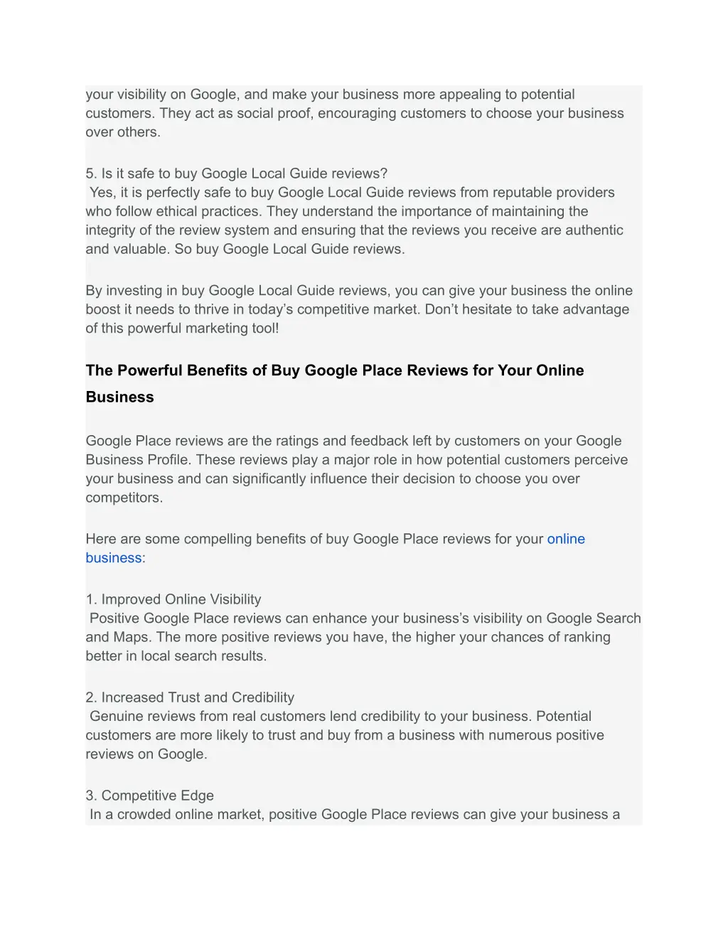 your visibility on google and make your business
