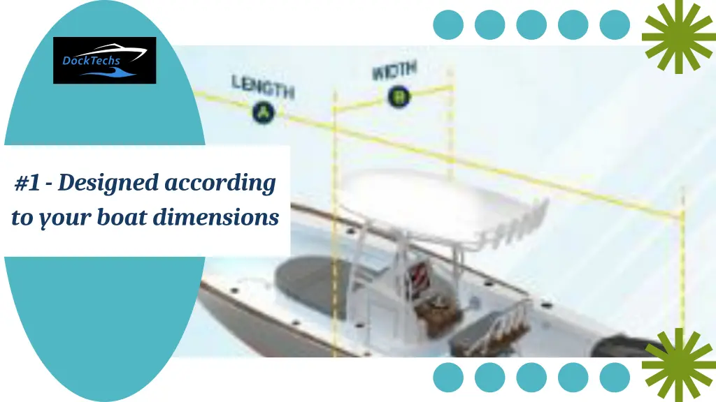 1 designed according to your boat dimensions