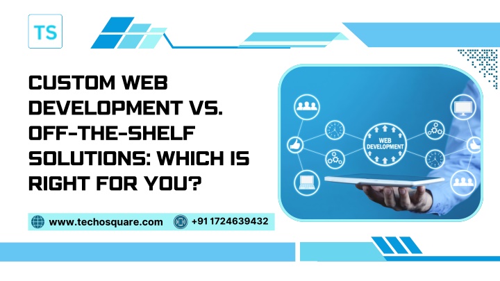custom web development vs off the shelf solutions