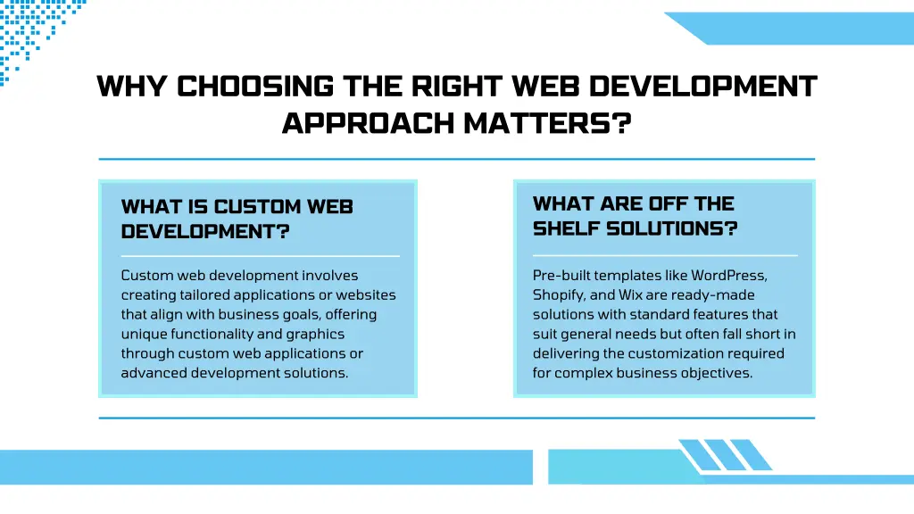 why choosing the right web development approach