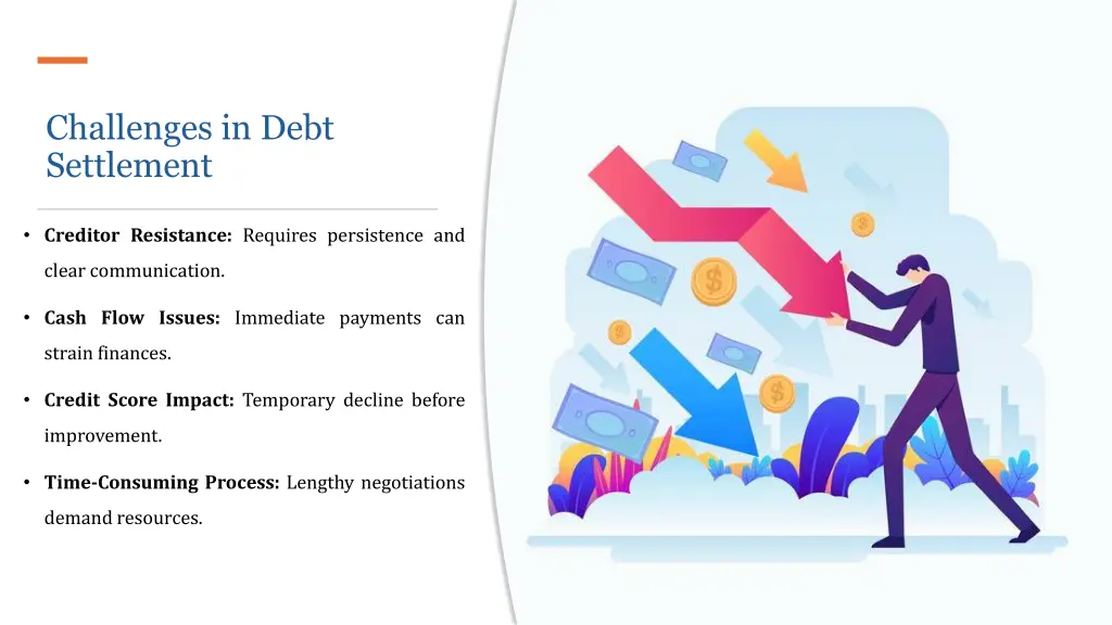 challenges in debt settlement