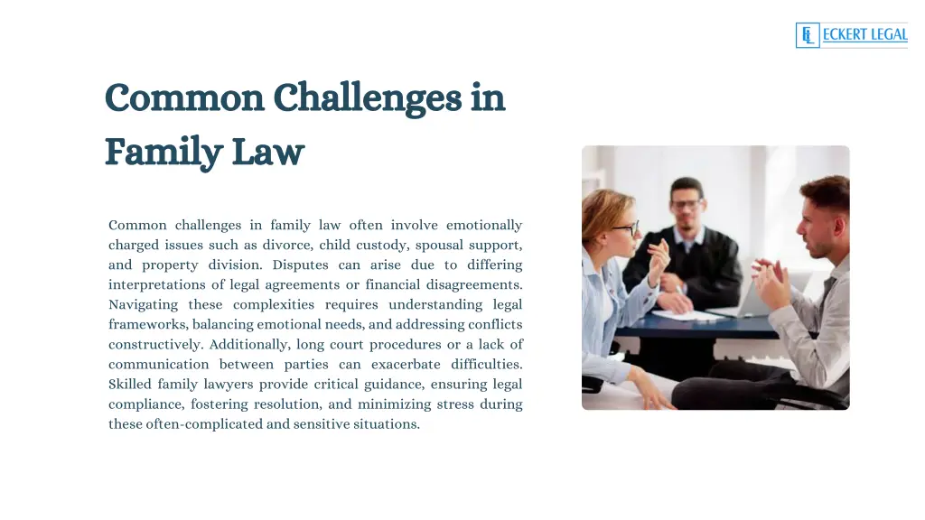 common challenges in family law