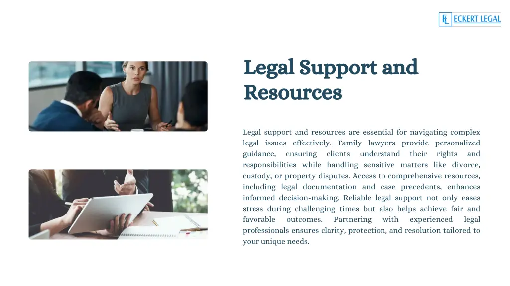 legal support and resources