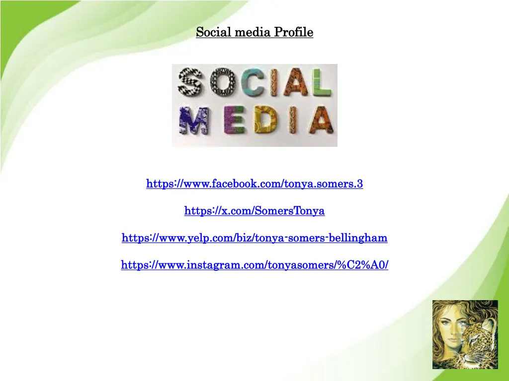social media profile social media profile