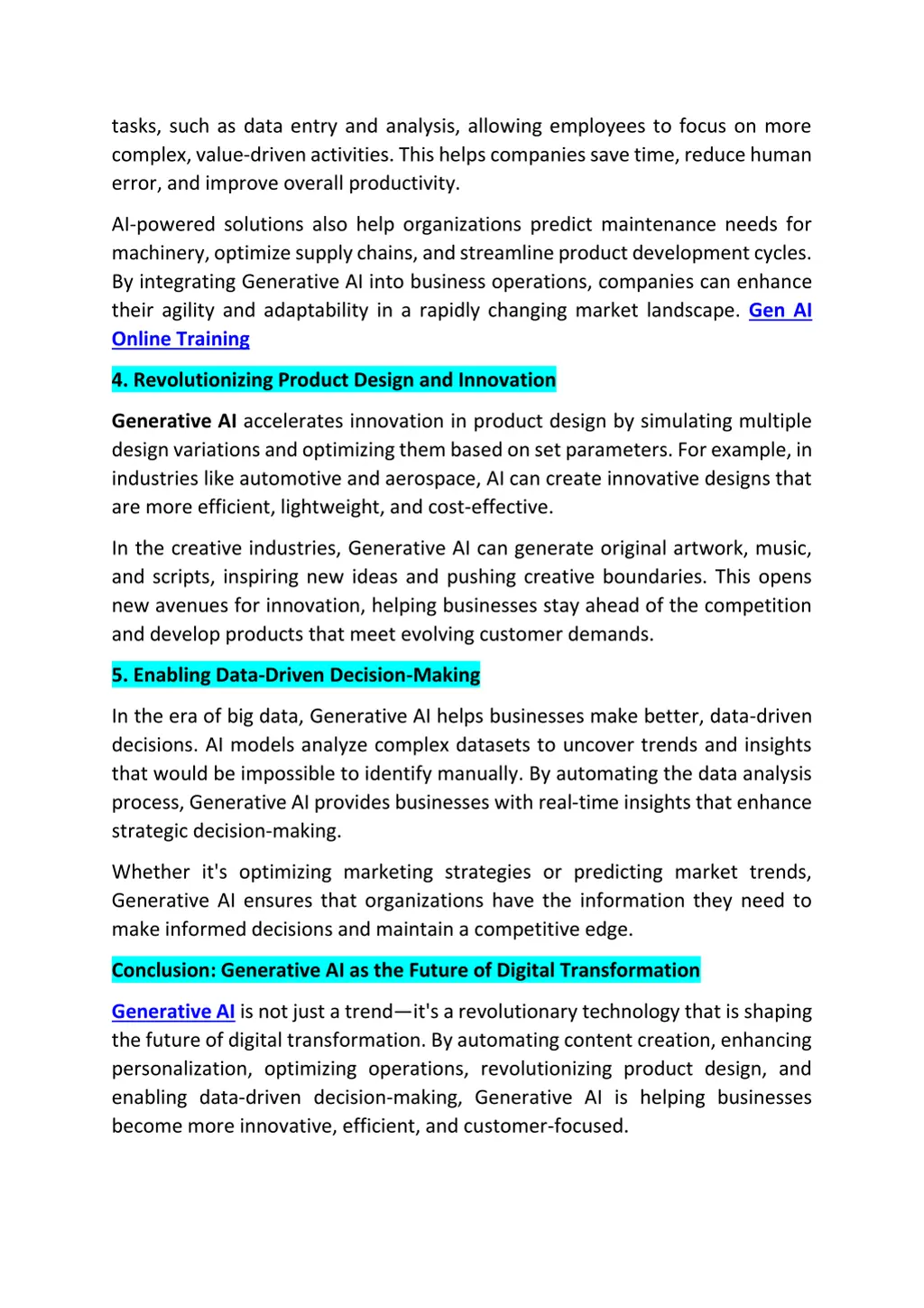 tasks such as data entry and analysis allowing