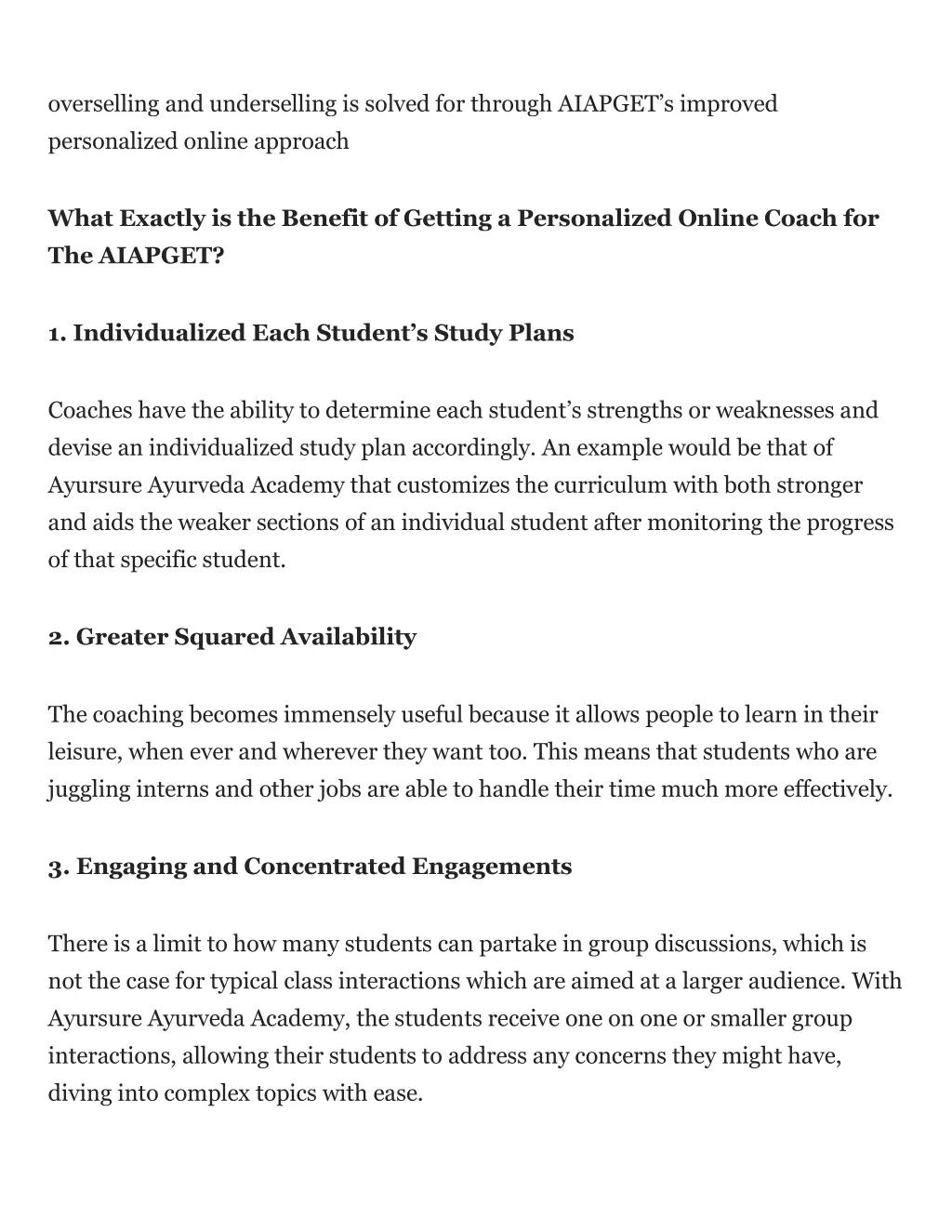 overselling and underselling is solved