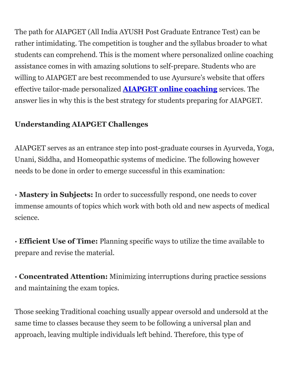 the path for aiapget all india ayush post