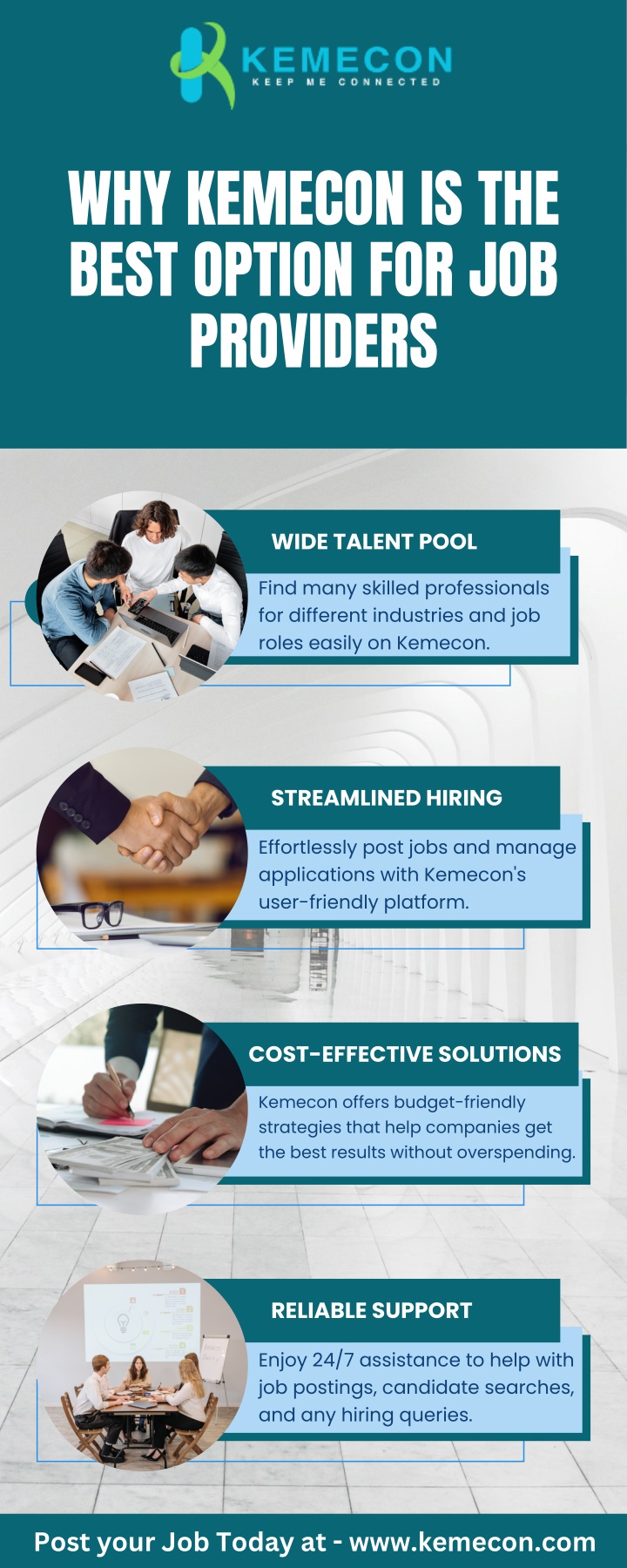 why kemecon is the best option for job providers