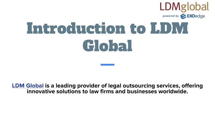 introduction to ldm global