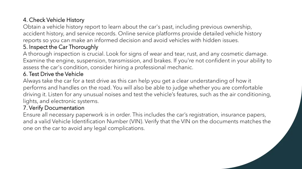 4 check vehicle history 4 check vehicle history