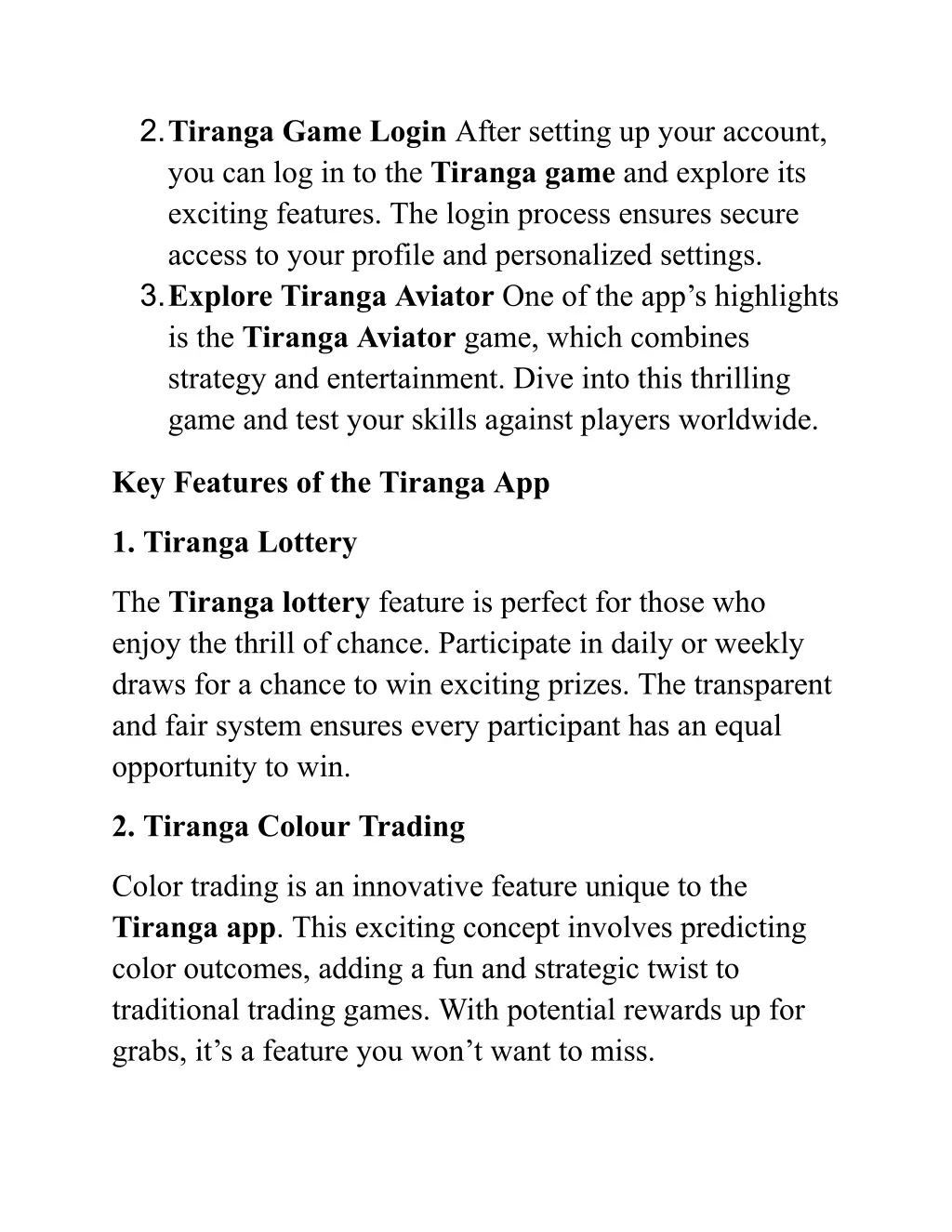 2 tiranga game login after setting up your