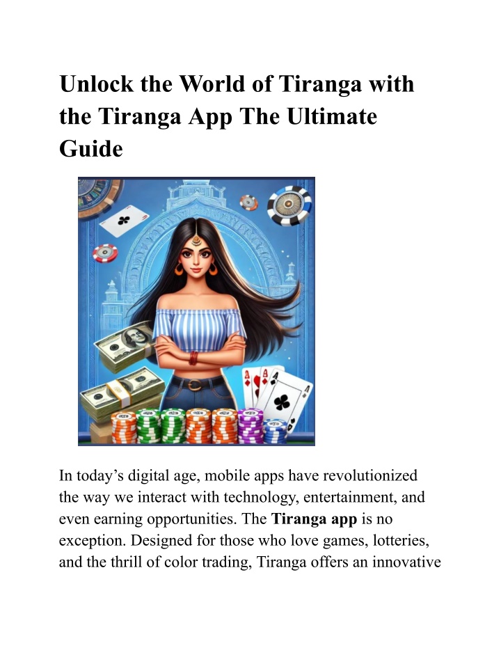 unlock the world of tiranga with the tiranga