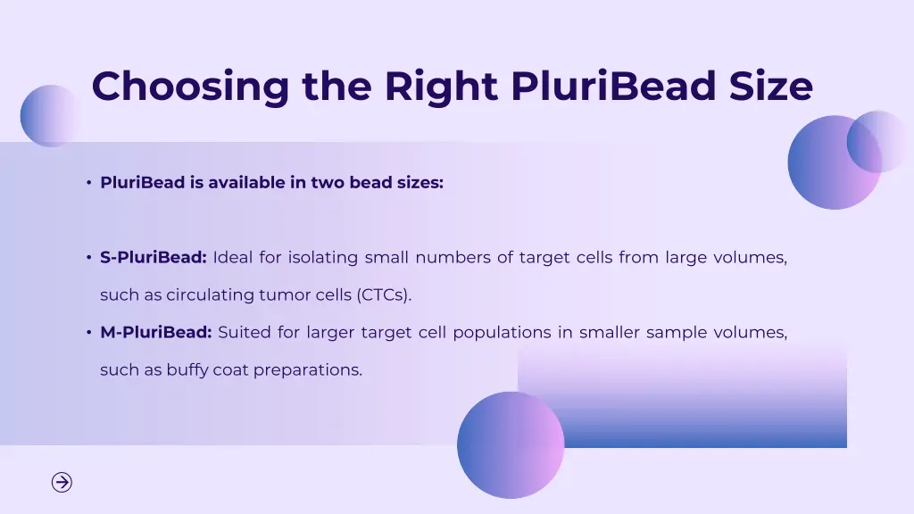 choosing the right pluribead size